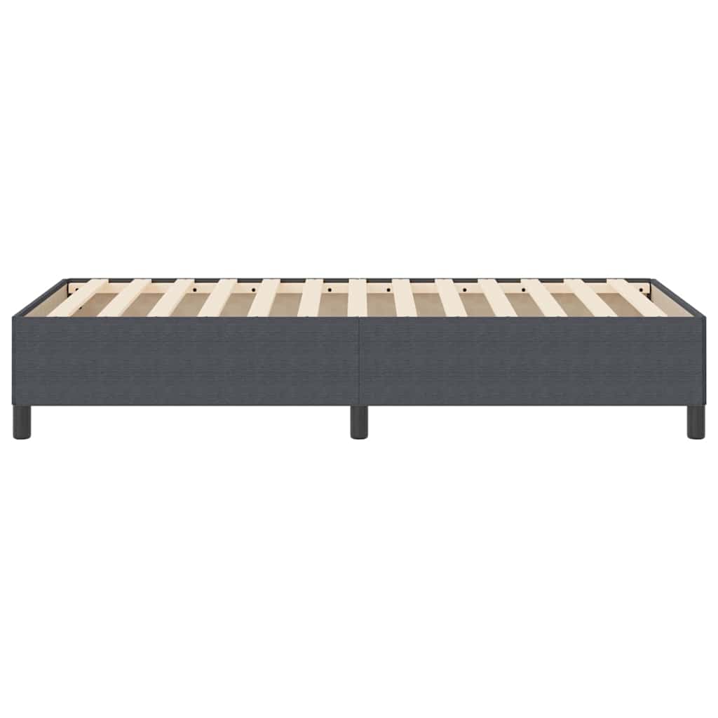 Boxspringbed Donkergrijs 90 x 200 cm Katoen Stof is nu te koop bij PeponiXL, paradijselijk wonen!