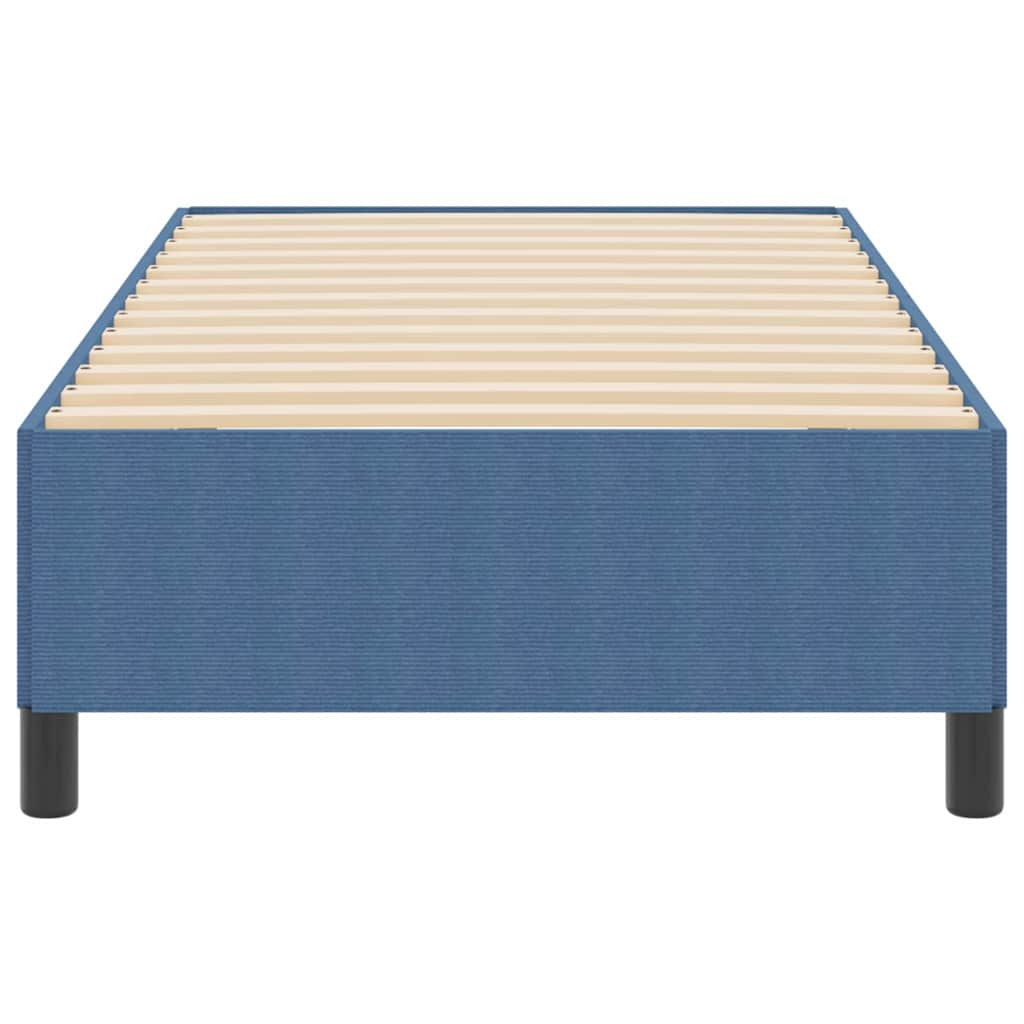 Boxspringbed Blauw 90 x 200 cm Katoen Stof is nu te koop bij PeponiXL, paradijselijk wonen!