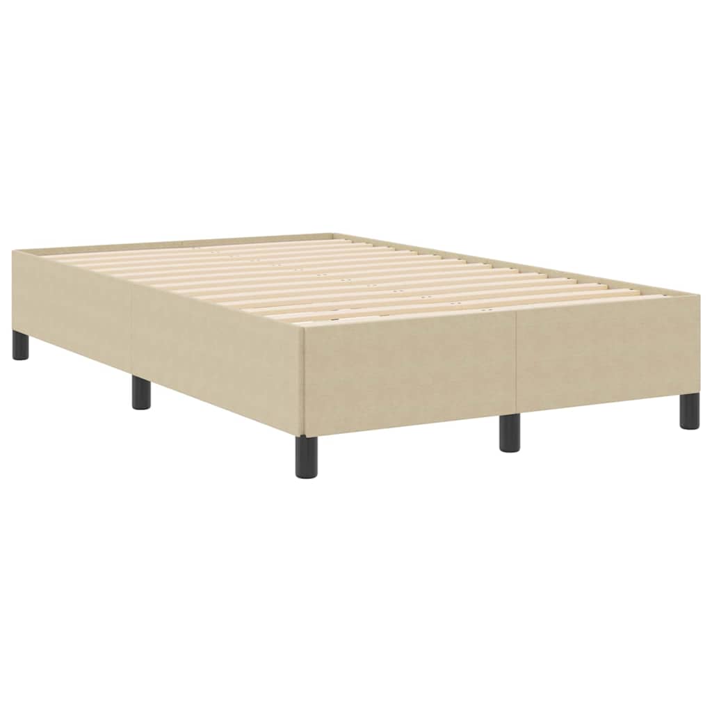 Boxspringbed Grijs groen 120 x 190 cm Katoen Stof is nu te koop bij PeponiXL, paradijselijk wonen!