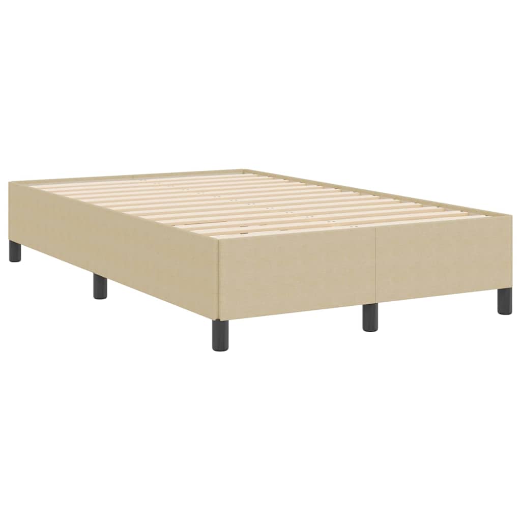 Boxspringbed Grijs groen 120 x 190 cm Katoen Stof is nu te koop bij PeponiXL, paradijselijk wonen!
