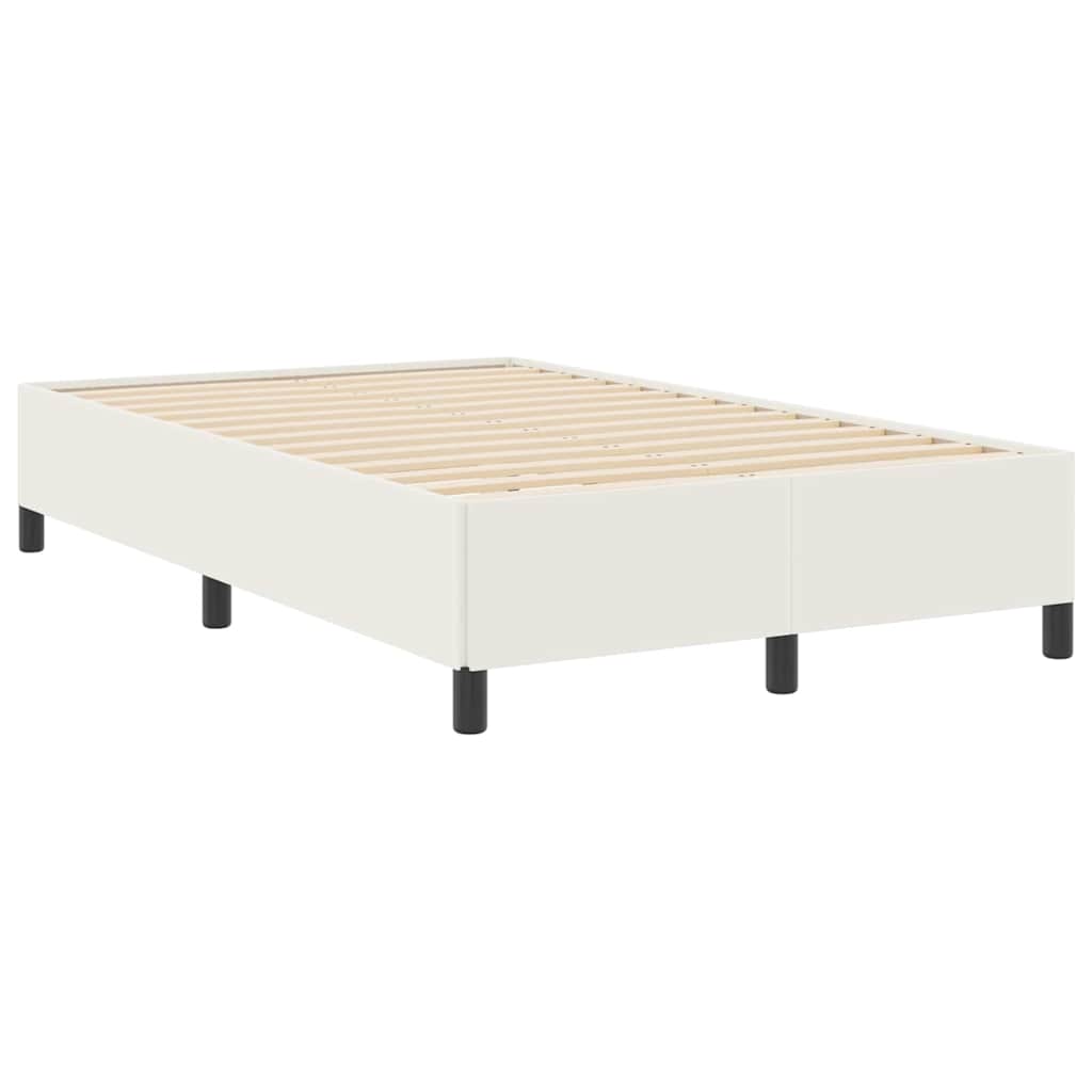 Boxspringbed Crème 120 x 200 cm Katoen Stof is nu te koop bij PeponiXL, paradijselijk wonen!