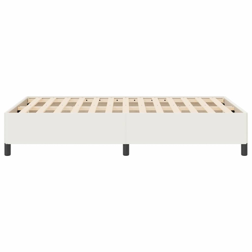 Boxspringbed Crème 120 x 200 cm Katoen Stof is nu te koop bij PeponiXL, paradijselijk wonen!