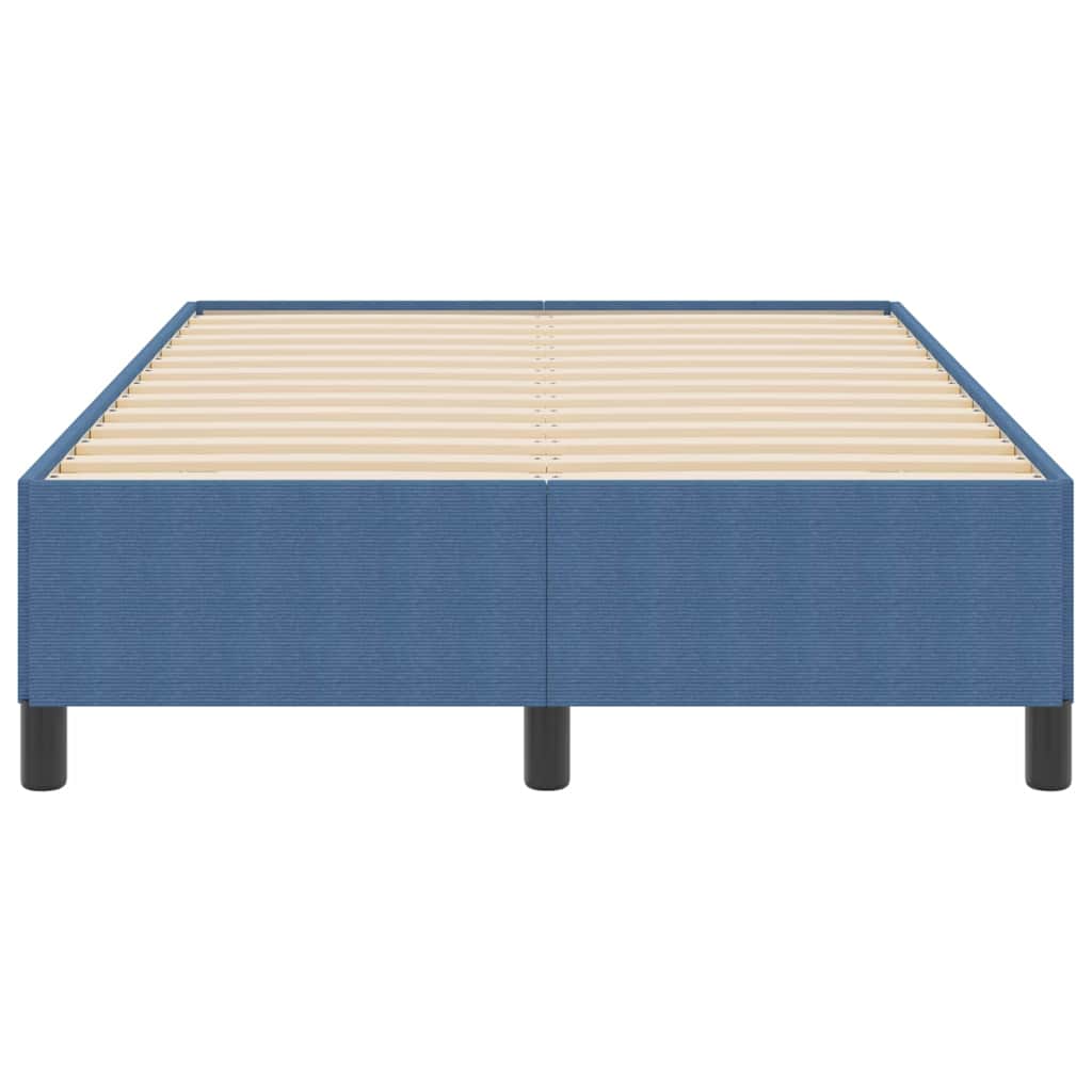 Boxspringbed Blauw 120 x 200 cm Katoen Stof is nu te koop bij PeponiXL, paradijselijk wonen!