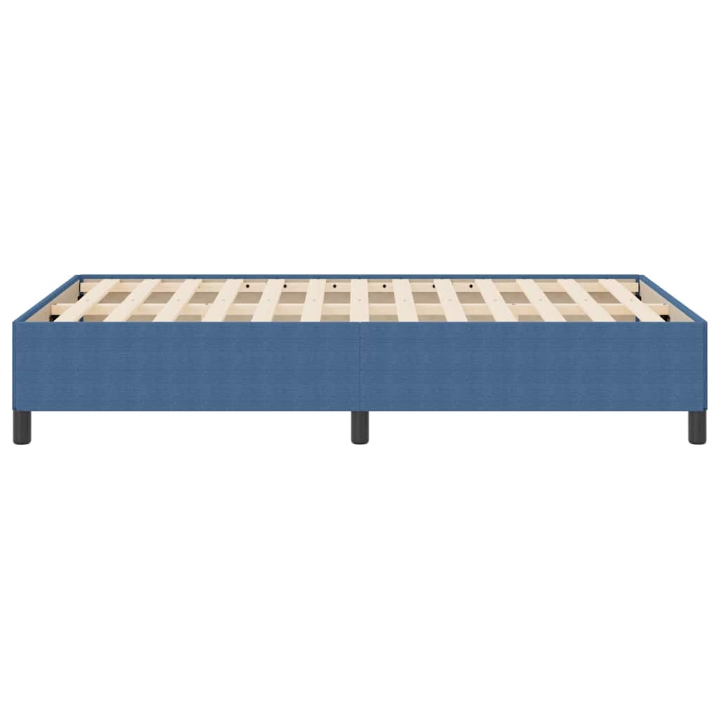 Boxspringbed Blauw 120 x 200 cm Katoen Stof is nu te koop bij PeponiXL, paradijselijk wonen!
