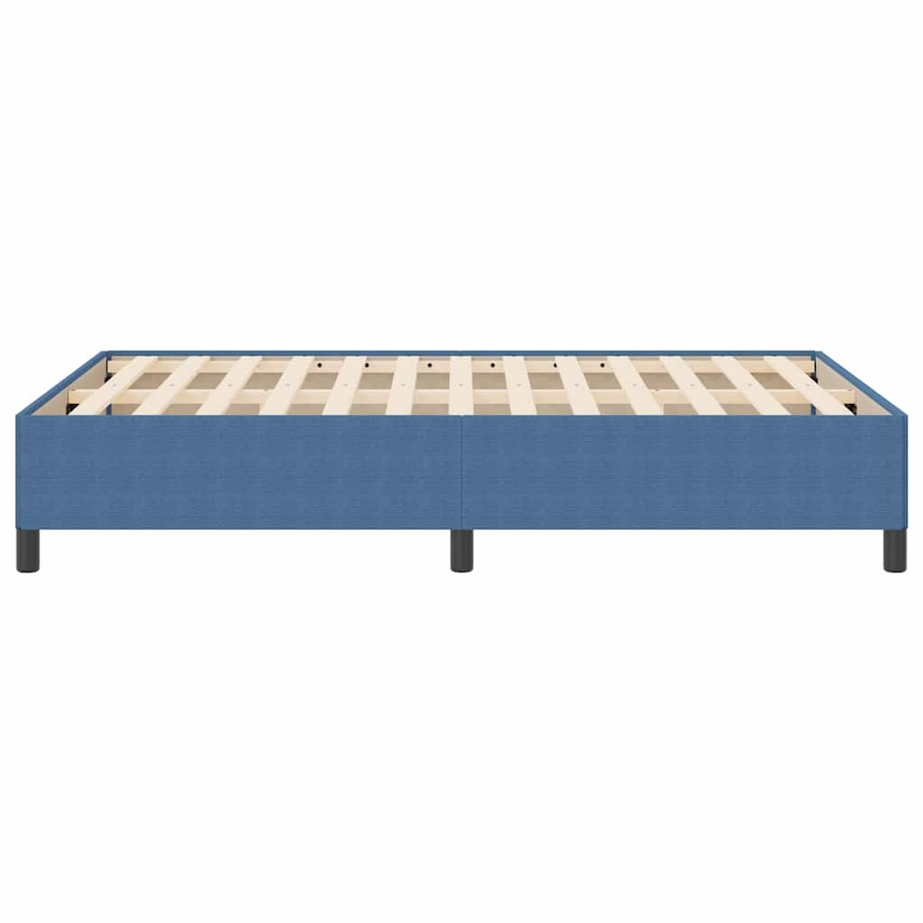 Boxspringbed Blauw 140 x 200 cm Katoen Stof is nu te koop bij PeponiXL, paradijselijk wonen!