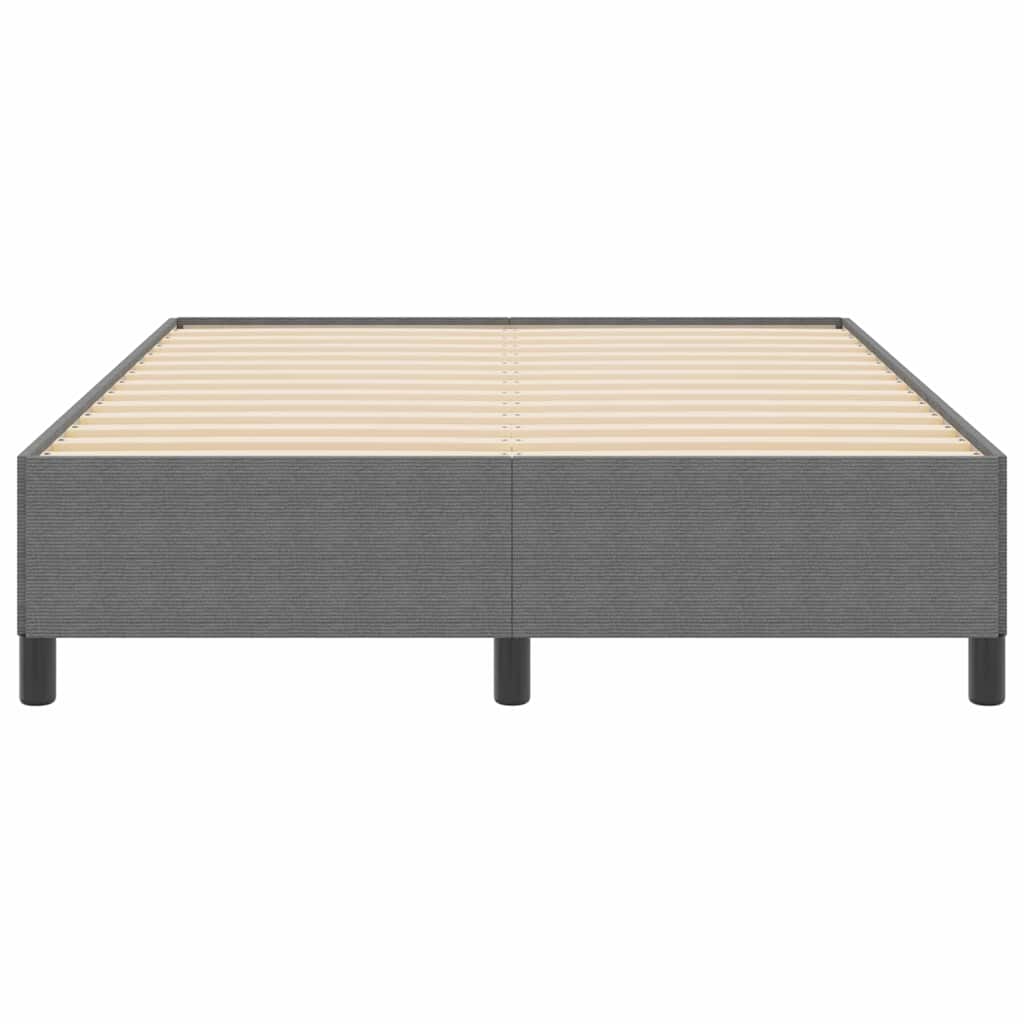 Boxspringbed Lichtgrijs 160 x 200 cm Katoen Stof is nu te koop bij PeponiXL, paradijselijk wonen!