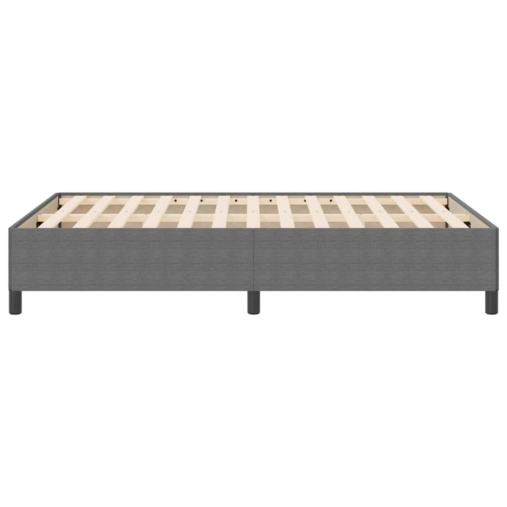 Boxspringbed Lichtgrijs 160 x 200 cm Katoen Stof is nu te koop bij PeponiXL, paradijselijk wonen!