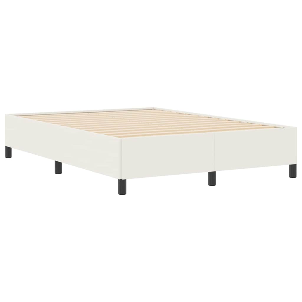 Boxspringbed Crème 160 x 200 cm Katoen Stof is nu te koop bij PeponiXL, paradijselijk wonen!