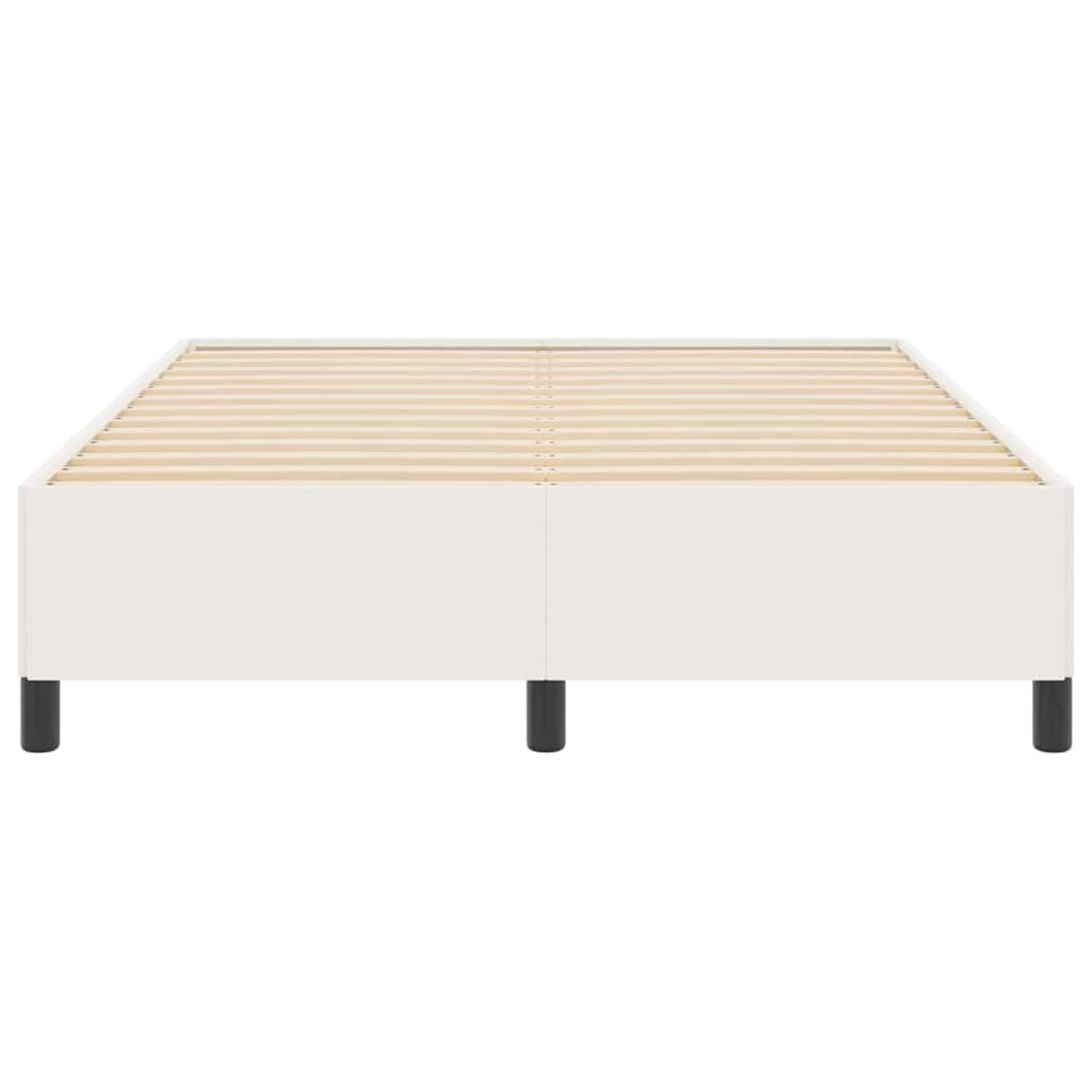 Boxspringbed Crème 160 x 200 cm Katoen Stof is nu te koop bij PeponiXL, paradijselijk wonen!