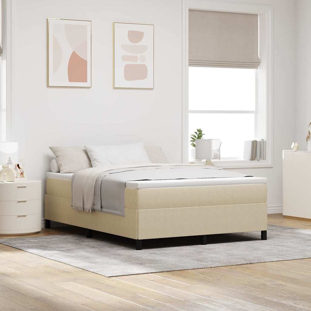 Boxspringbed Grijs groen 160 x 200 cm Katoen Stof is nu te koop bij PeponiXL, paradijselijk wonen!