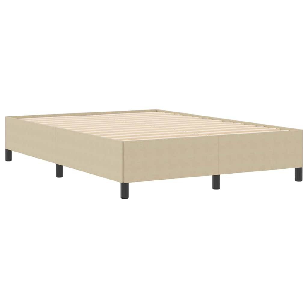 Boxspringbed Grijs groen 160 x 200 cm Katoen Stof is nu te koop bij PeponiXL, paradijselijk wonen!