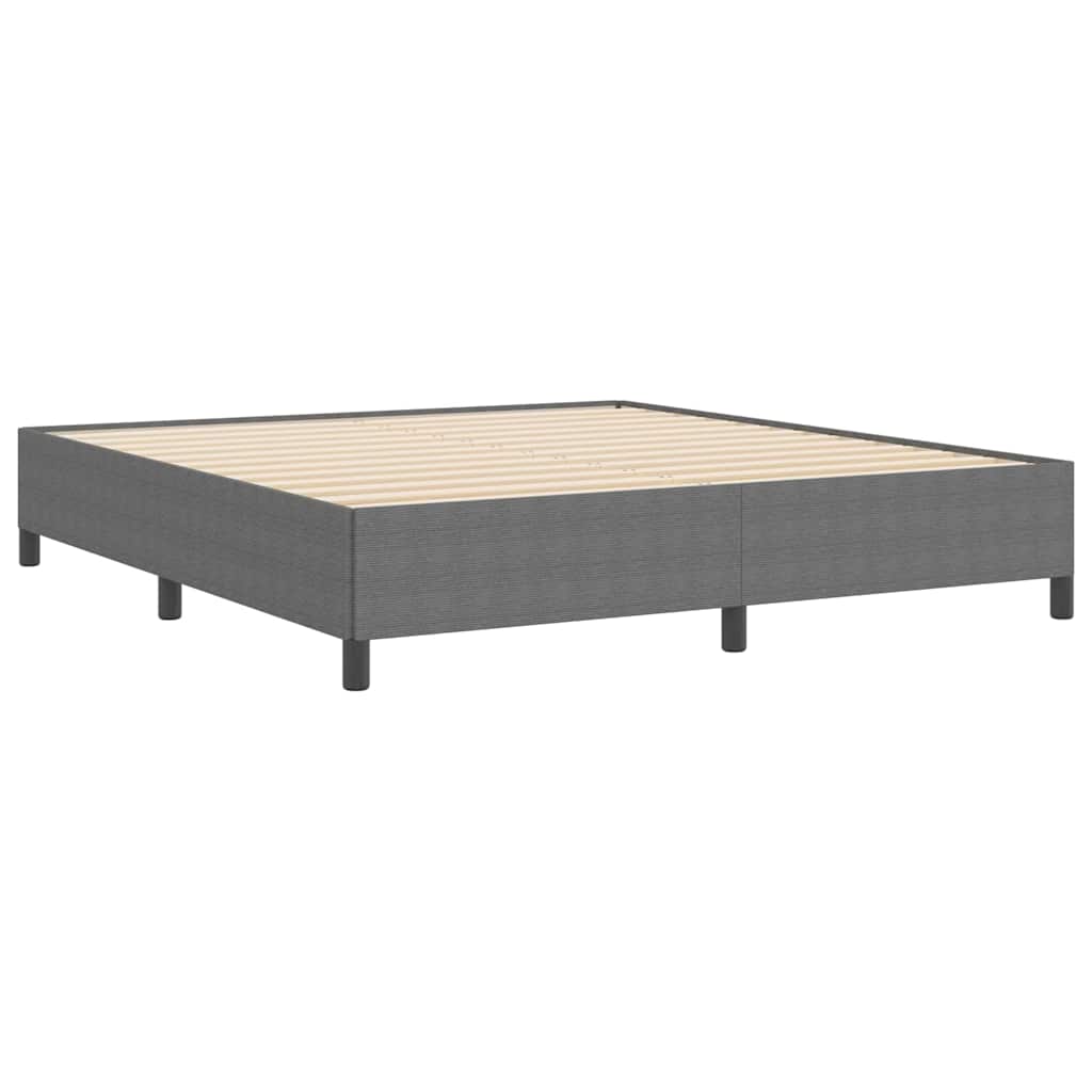 Boxspringbed Lichtgrijs 180 x 200 cm Katoen Stof is nu te koop bij PeponiXL, paradijselijk wonen!