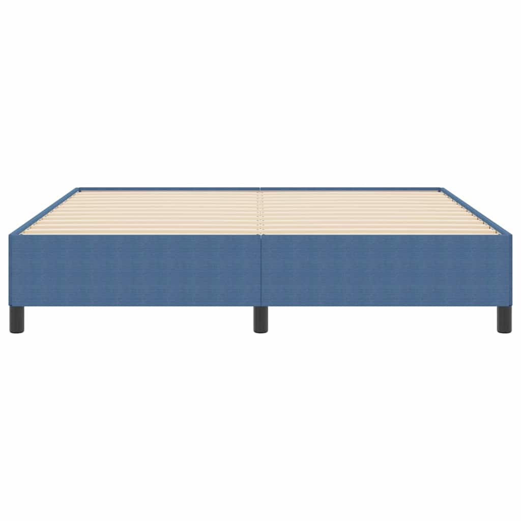 Boxspringbed Blauw 180 x 200 cm Katoen Stof is nu te koop bij PeponiXL, paradijselijk wonen!