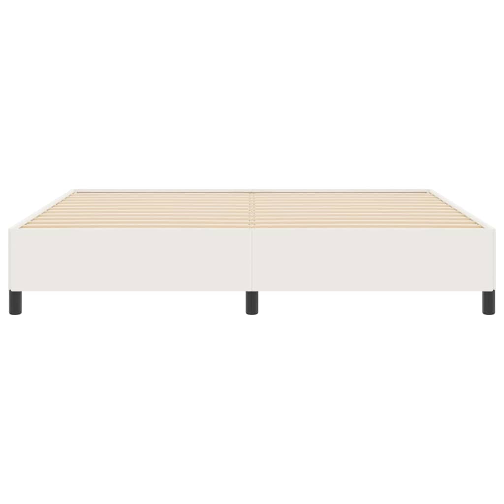 Boxspringbed Crème 200 x 200 cm Katoen Stof is nu te koop bij PeponiXL, paradijselijk wonen!