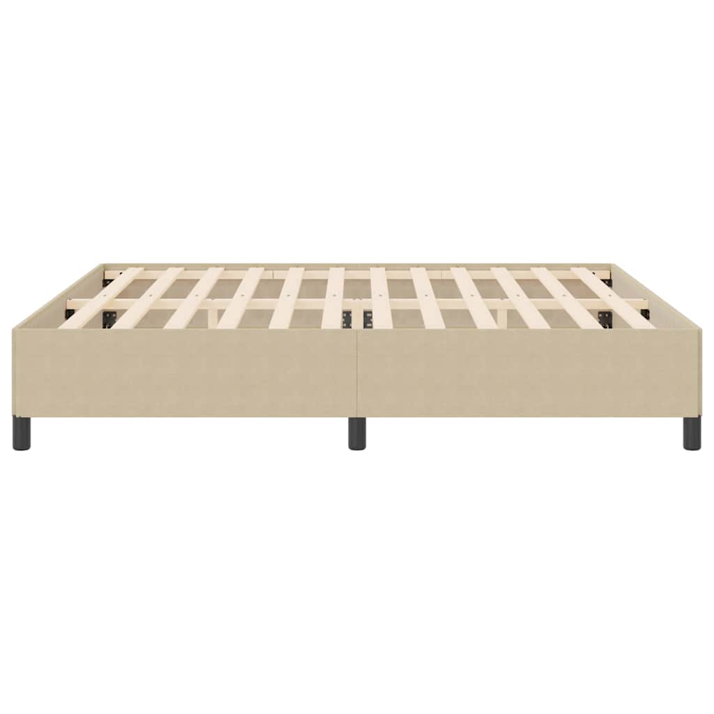 Boxspringbed Grijs groen 200 x 200 cm Katoen Stof is nu te koop bij PeponiXL, paradijselijk wonen!