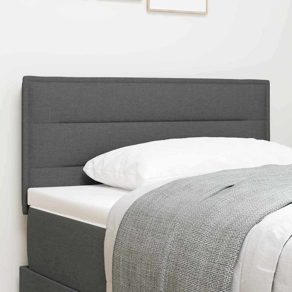 Hoofdbord Donkergrijs 90 cm Stof is nu te koop bij PeponiXL, paradijselijk wonen!