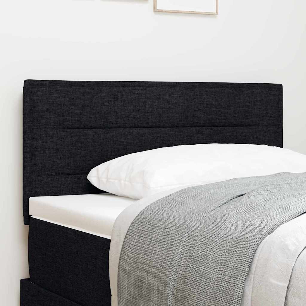 Hoofdbord Zwart 100 cm Stof is nu te koop bij PeponiXL, paradijselijk wonen!