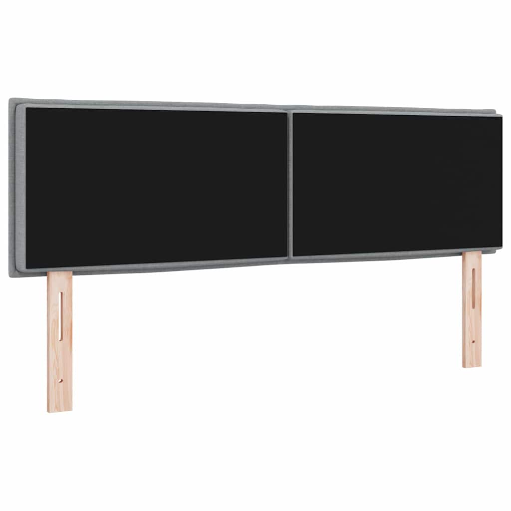 Hoofdbord Lichtgrijs 144 cm Stof is nu te koop bij PeponiXL, paradijselijk wonen!