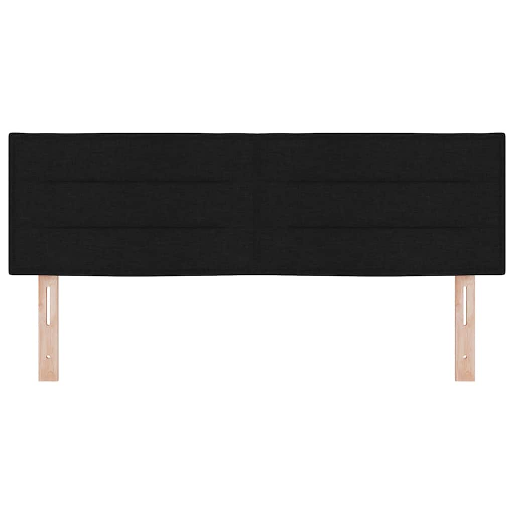 Hoofdbord Zwart 144 cm Stof is nu te koop bij PeponiXL, paradijselijk wonen!