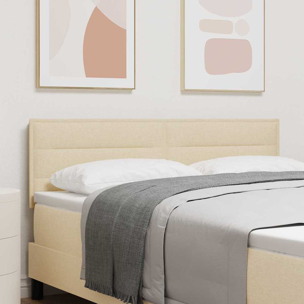 Hoofdbord Crème 144 cm Stof is nu te koop bij PeponiXL, paradijselijk wonen!
