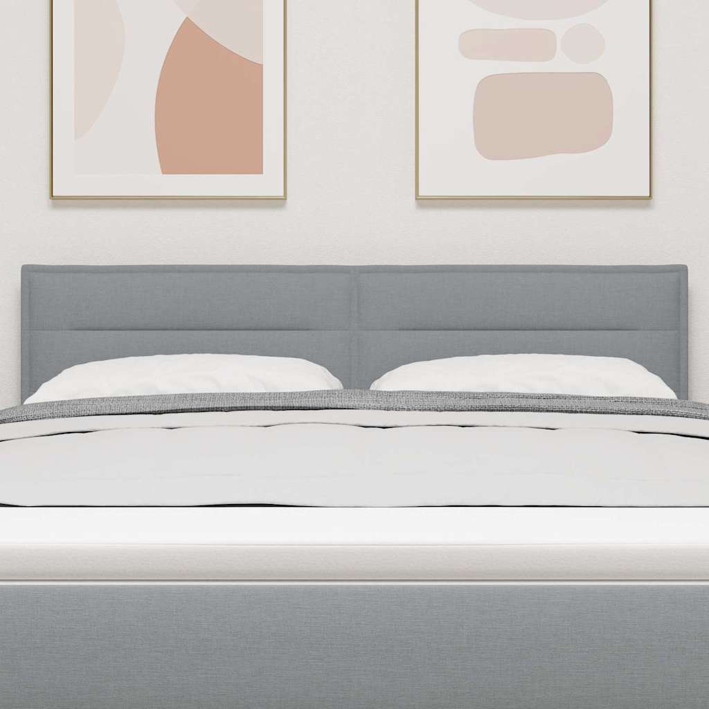Hoofdbord Lichtgrijs 160 cm Stof is nu te koop bij PeponiXL, paradijselijk wonen!