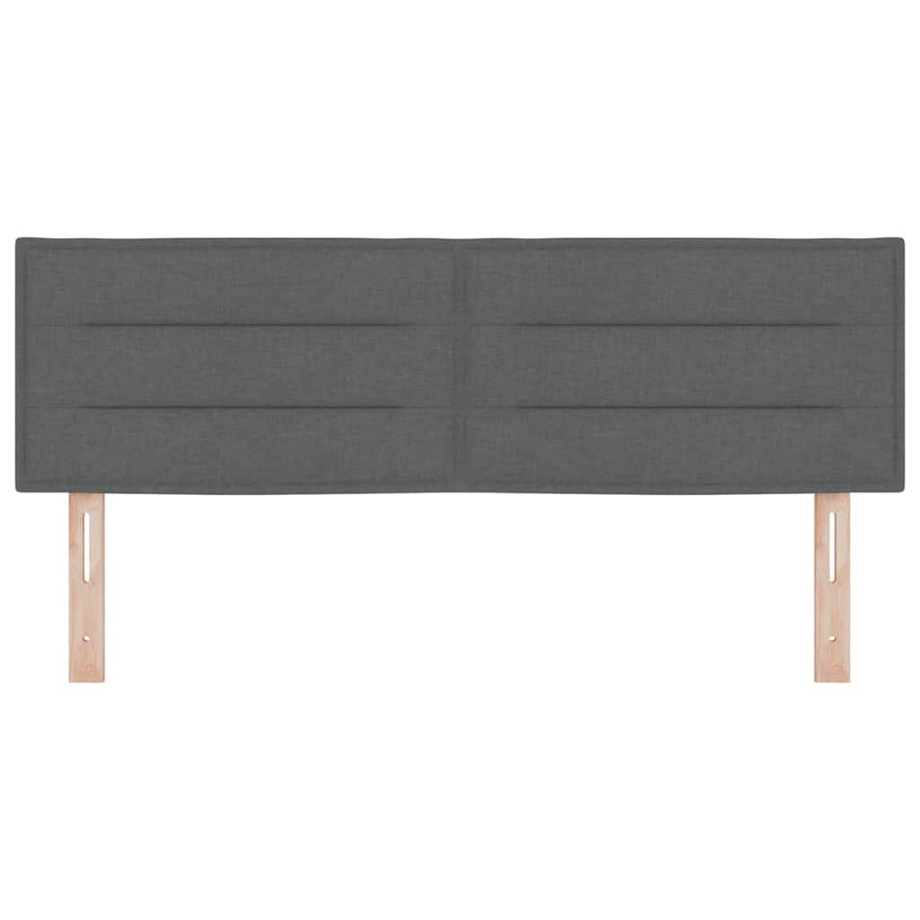 Hoofdbord Donkergrijs 160 cm Stof is nu te koop bij PeponiXL, paradijselijk wonen!