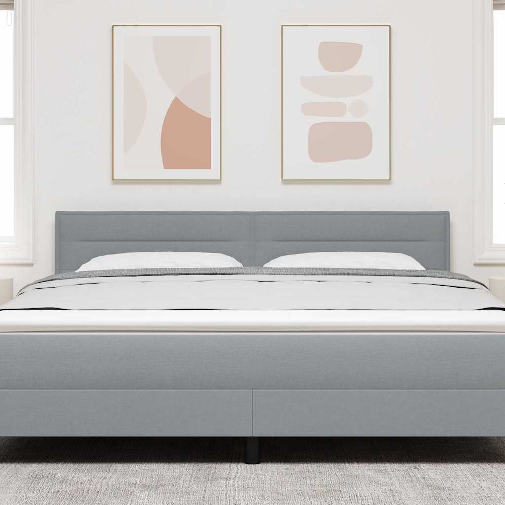 Hoofdbord Lichtgrijs 180 cm Stof is nu te koop bij PeponiXL, paradijselijk wonen!