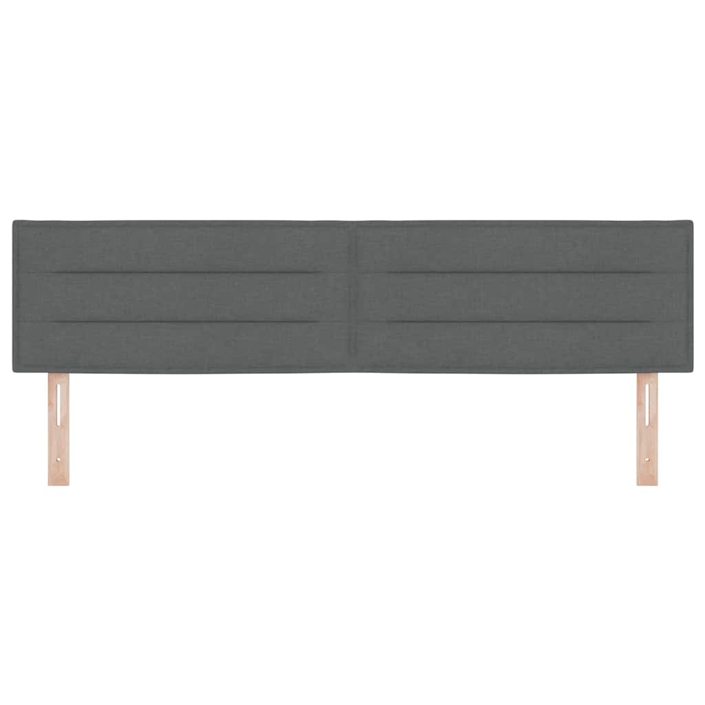 Hoofdbord Donkergrijs 180 cm Stof is nu te koop bij PeponiXL, paradijselijk wonen!