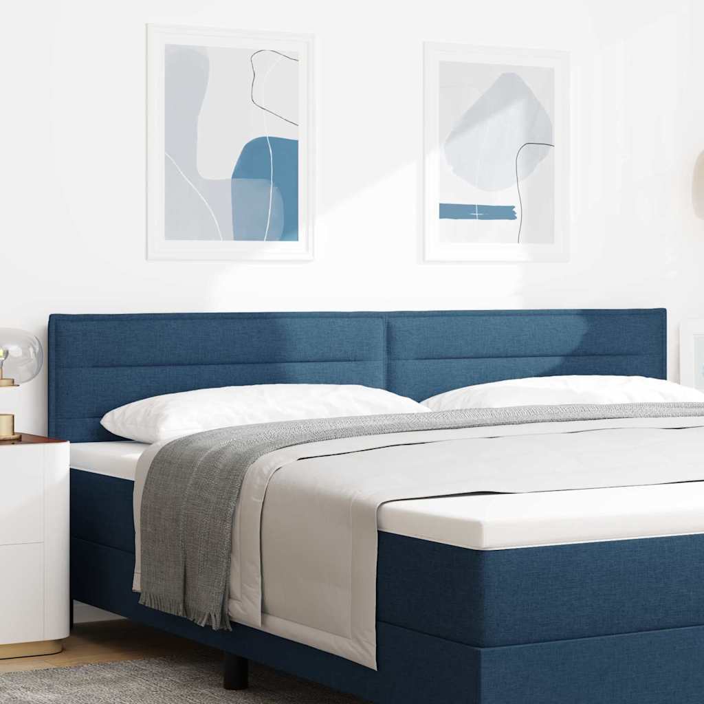 Hoofdbord Blauw 200 cm Stof is nu te koop bij PeponiXL, paradijselijk wonen!
