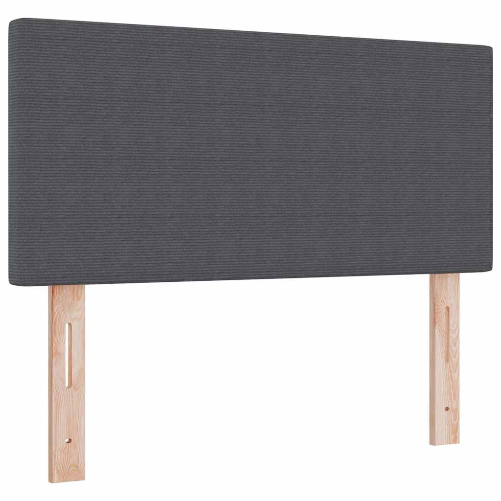 Hoofdbord Donkergrijs 90 cm Katoen Stof is nu te koop bij PeponiXL, paradijselijk wonen!