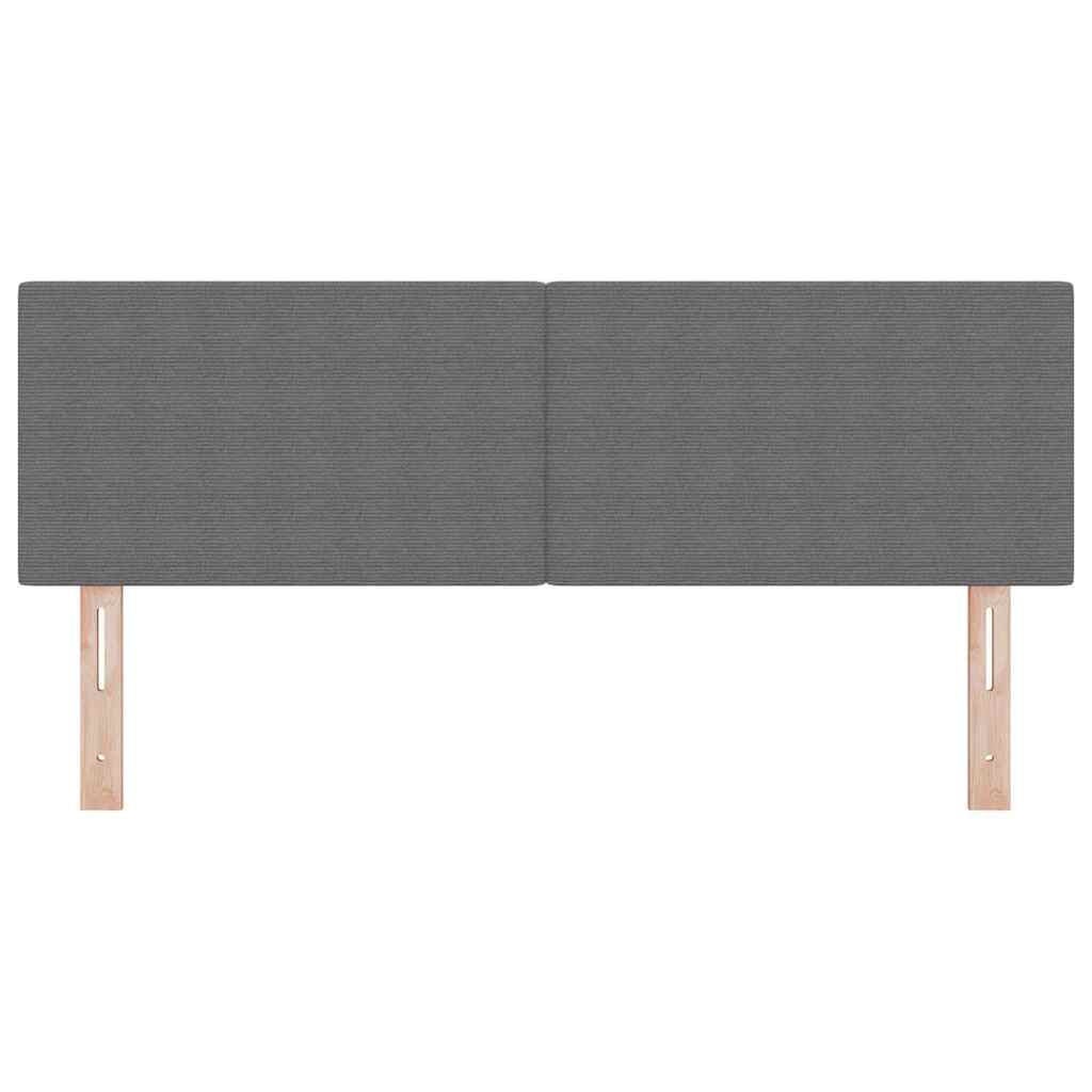 Hoofdbord Lichtgrijs 144 cm Katoen Stof is nu te koop bij PeponiXL, paradijselijk wonen!