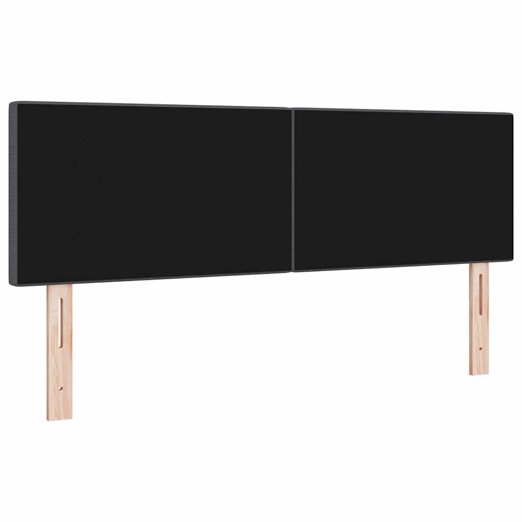 Hoofdbord Donkergrijs 144 cm Katoen Stof is nu te koop bij PeponiXL, paradijselijk wonen!
