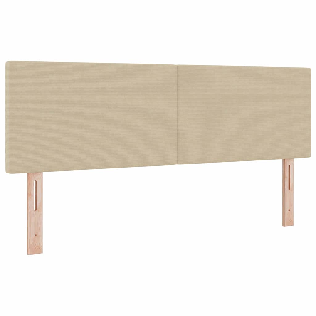 Hoofdbord Lichtgroen Grijs 144 cm Katoen Stof is nu te koop bij PeponiXL, paradijselijk wonen!