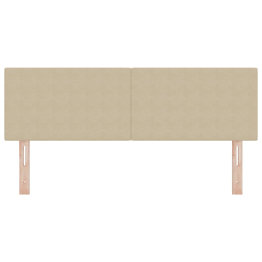 Hoofdbord Lichtgroen Grijs 160 cm Katoen Stof is nu te koop bij PeponiXL, paradijselijk wonen!