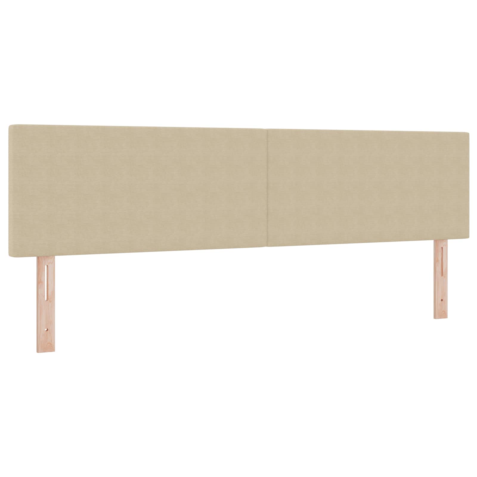 Hoofdbord Lichtgroen Grijs 180 cm Katoen Stof is nu te koop bij PeponiXL, paradijselijk wonen!