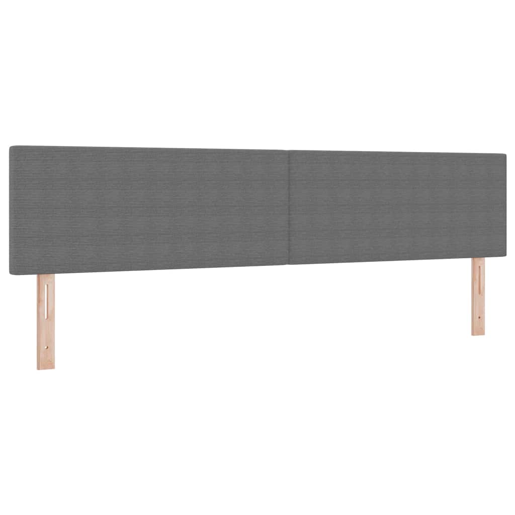 Hoofdbord Lichtgrijs 200 cm Katoen Stof is nu te koop bij PeponiXL, paradijselijk wonen!