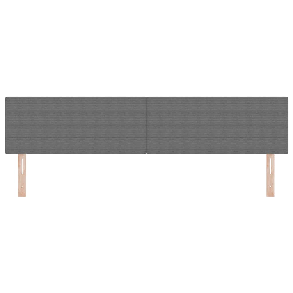 Hoofdbord Lichtgrijs 200 cm Katoen Stof is nu te koop bij PeponiXL, paradijselijk wonen!