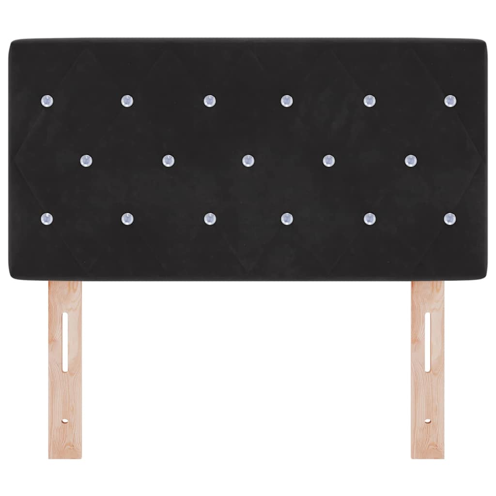 Hoofdbord Zwart 80 cm Fluweel is nu te koop bij PeponiXL, paradijselijk wonen!