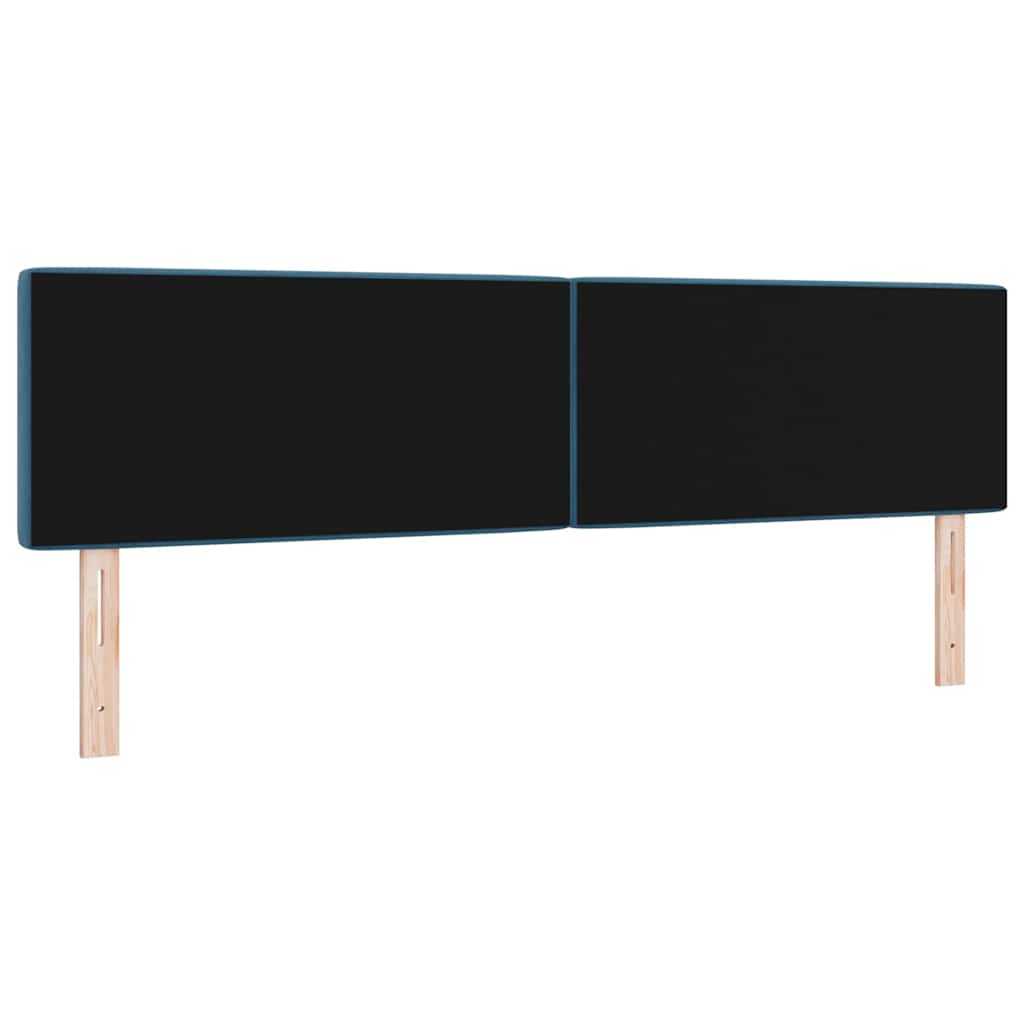 Hoofdbord Donkerblauw 180 cm Fluweel is nu te koop bij PeponiXL, paradijselijk wonen!