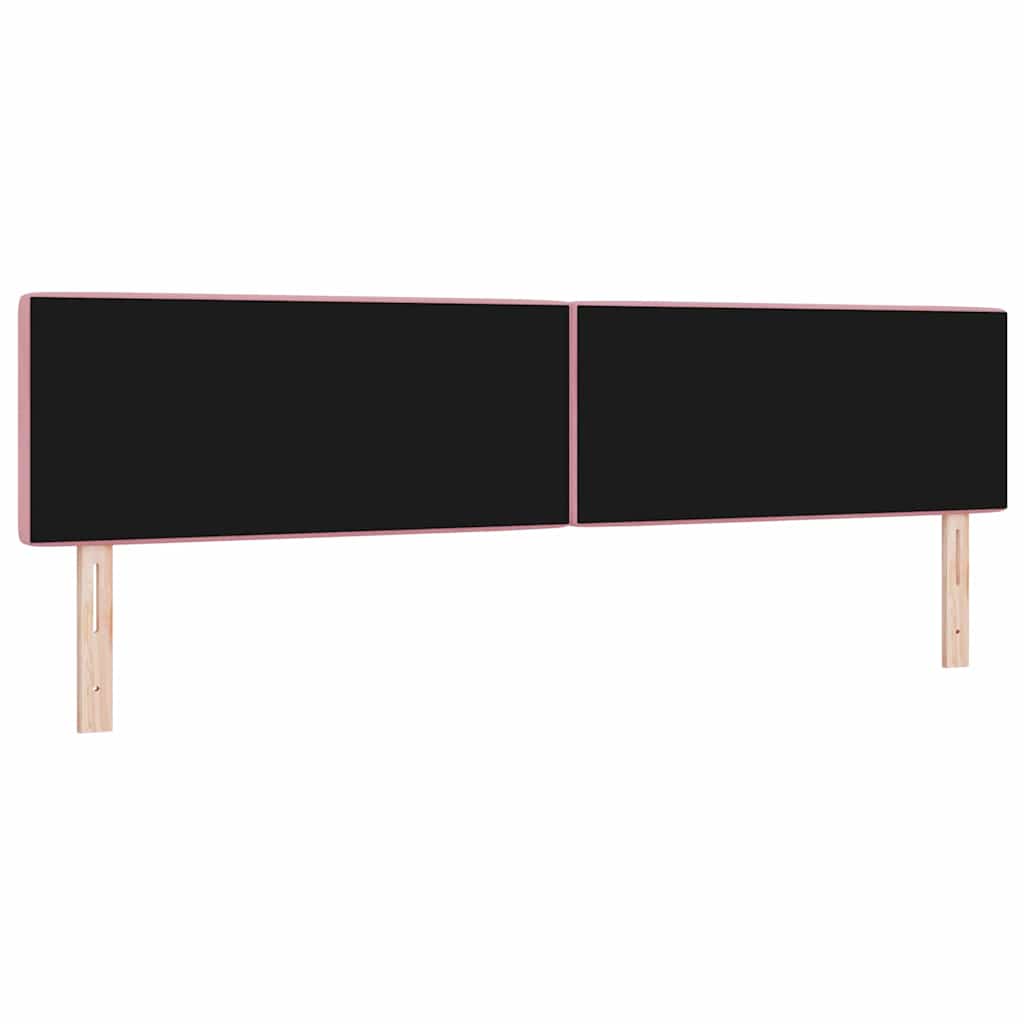 Hoofdbord Roze 200 cm Fluweel is nu te koop bij PeponiXL, paradijselijk wonen!