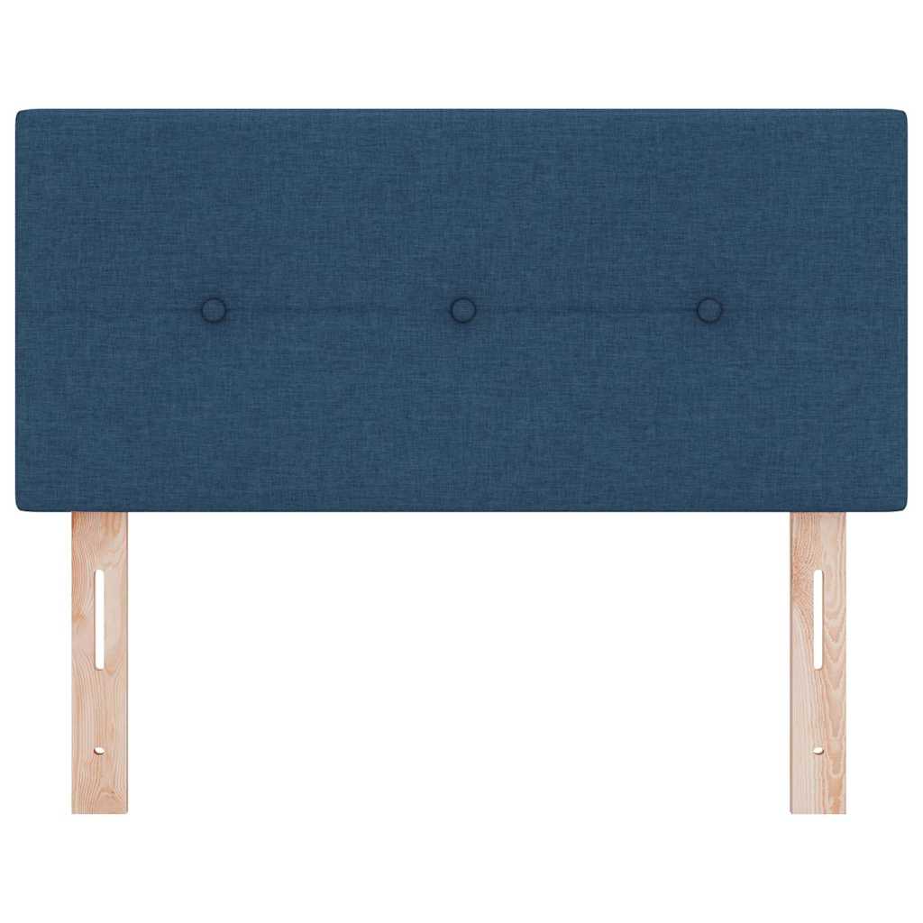 in hoogte verstelbaar hoofdbord met hoofdeinde Blauw 80 cm Stof is nu te koop bij PeponiXL, paradijselijk wonen!