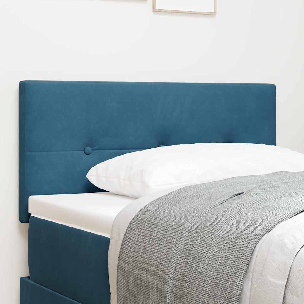 Hoofdbord Donkerblauw 90 cm Fluweel is nu te koop bij PeponiXL, paradijselijk wonen!