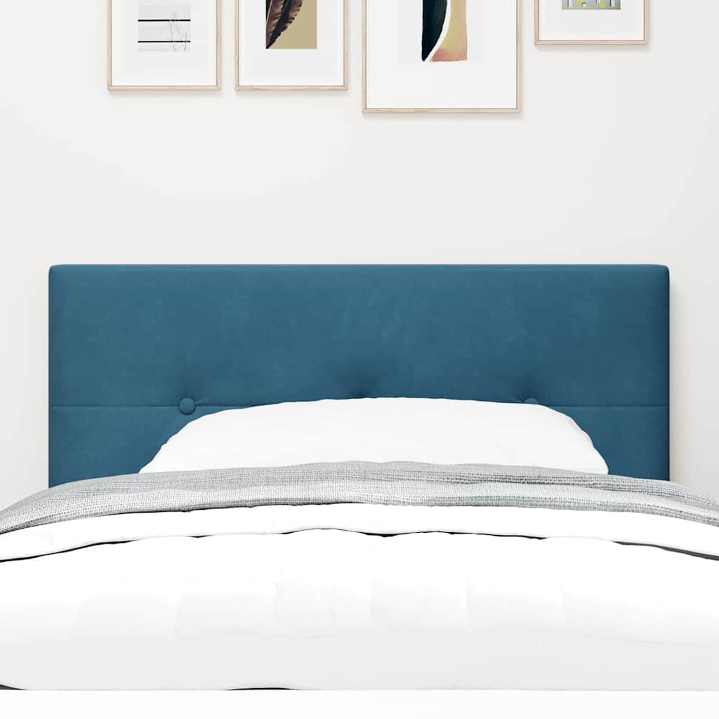 Hoofdbord Donkerblauw 90 cm Fluweel is nu te koop bij PeponiXL, paradijselijk wonen!