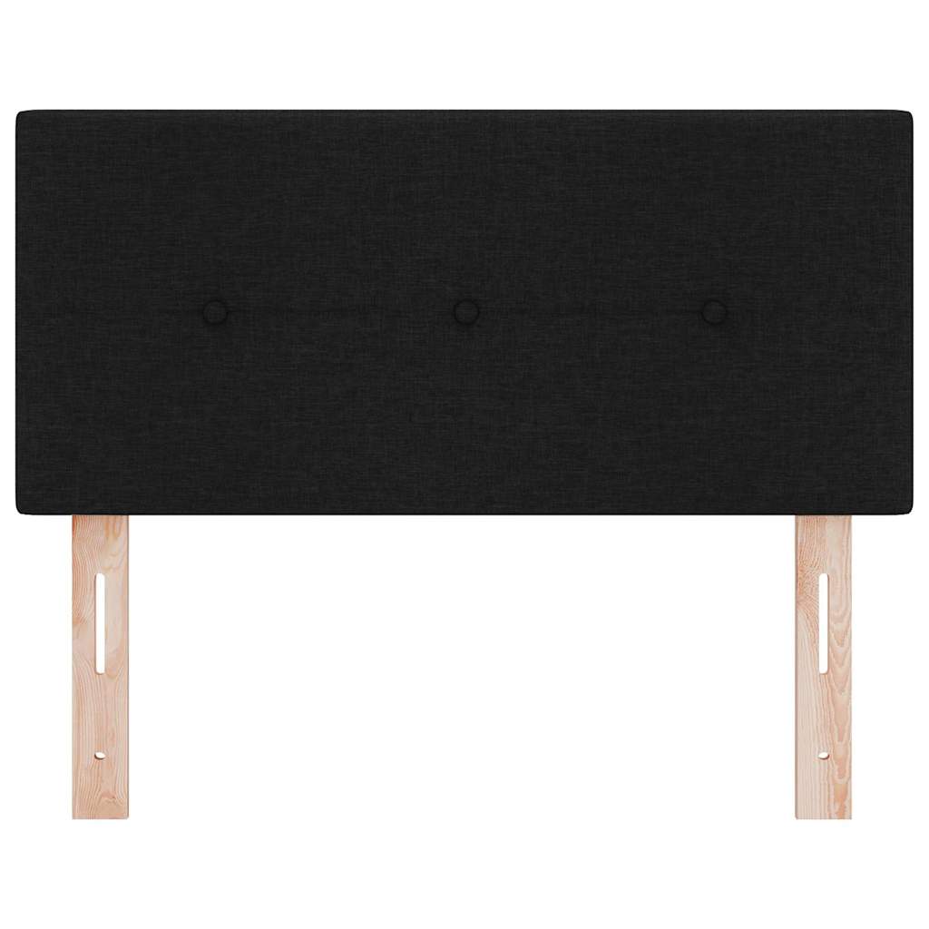 in hoogte verstelbaar hoofdbord Zwart 100 cm Stof is nu te koop bij PeponiXL, paradijselijk wonen!