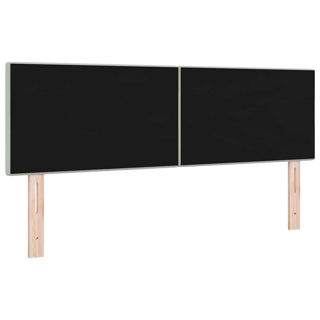 Hoofdbord Lichtgrijs 144 cm Fluweel is nu te koop bij PeponiXL, paradijselijk wonen!