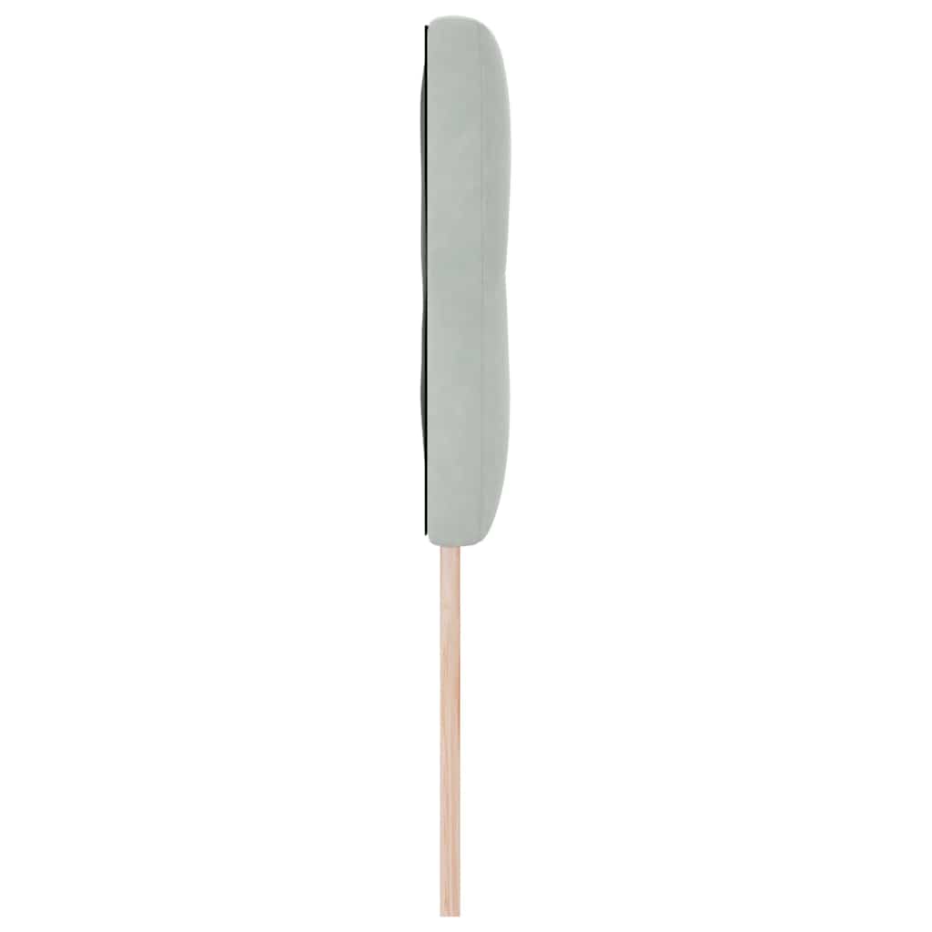 Hoofdbord Lichtgrijs 144 cm Fluweel is nu te koop bij PeponiXL, paradijselijk wonen!