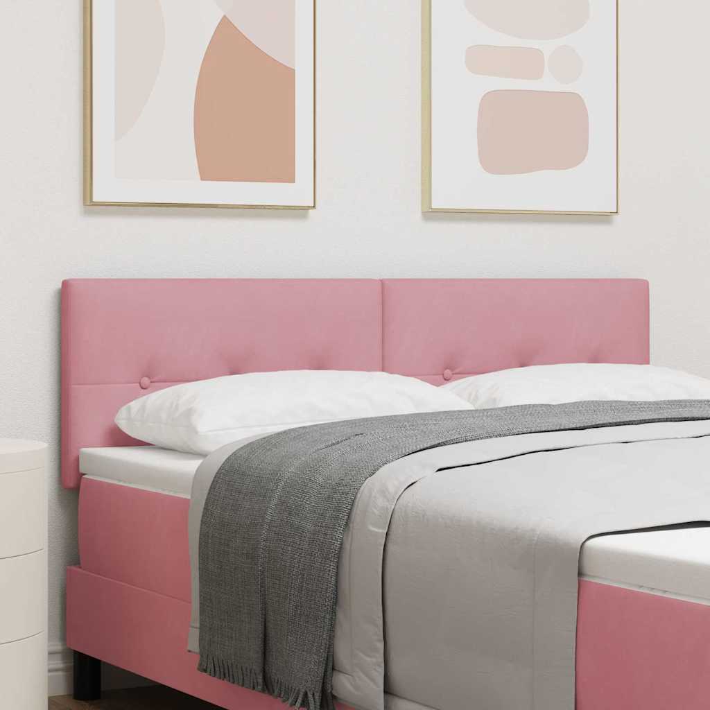 Hoofdbord Roze 144 cm Fluweel is nu te koop bij PeponiXL, paradijselijk wonen!