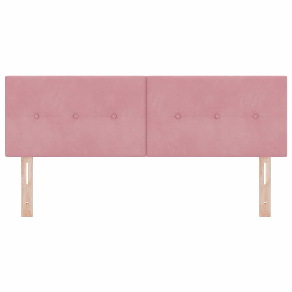Hoofdbord Roze 144 cm Fluweel is nu te koop bij PeponiXL, paradijselijk wonen!
