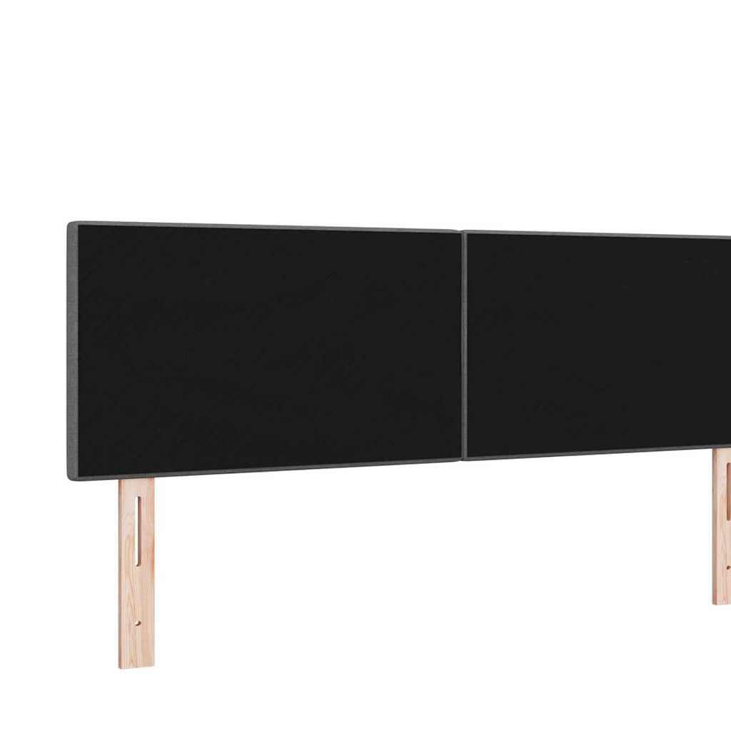 in hoogte verstelbaar hoofdbord Donkergrijs 160 cm Stof is nu te koop bij PeponiXL, paradijselijk wonen!