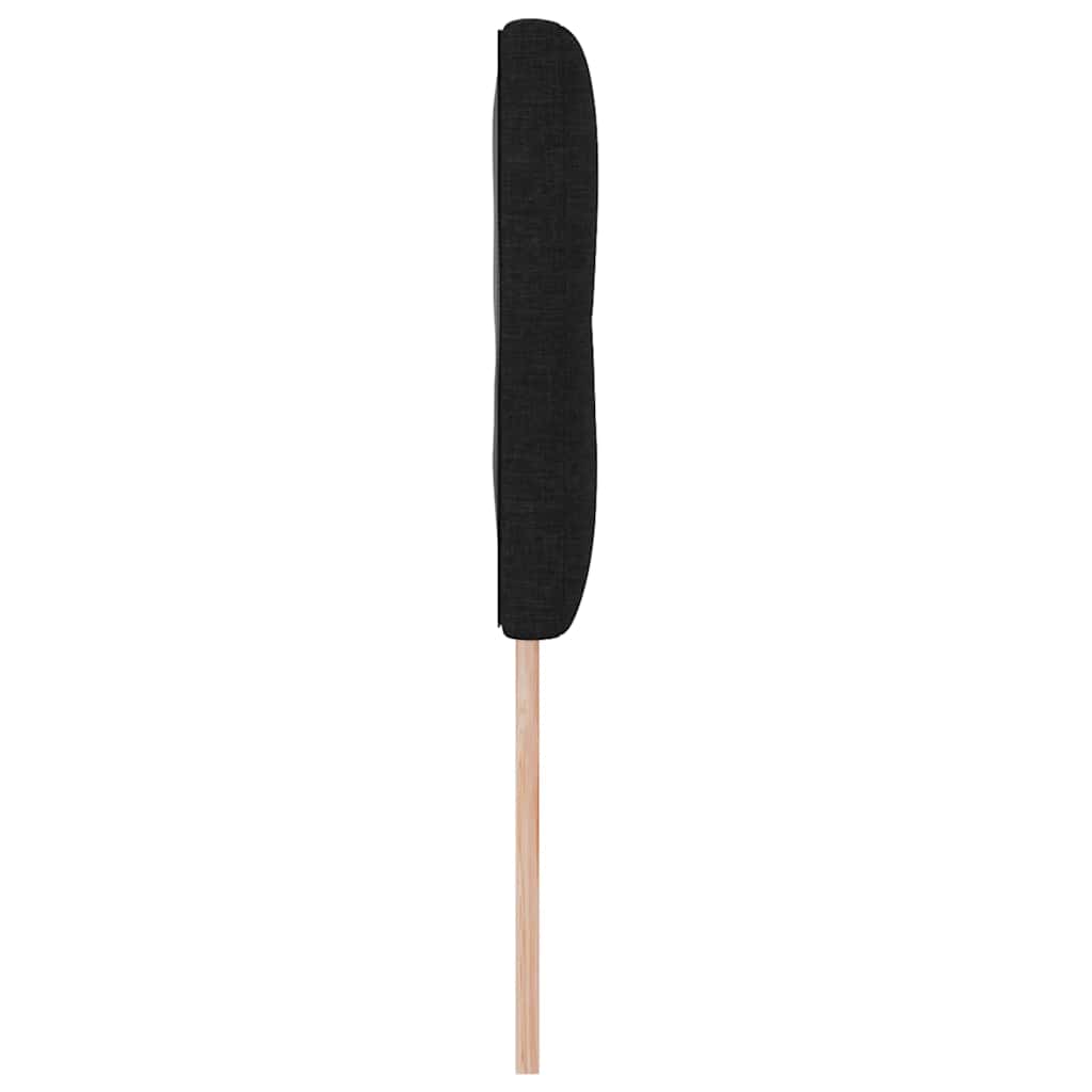 in hoogte verstelbaar hoofdbord Zwart 160 cm Stof is nu te koop bij PeponiXL, paradijselijk wonen!
